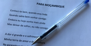 Poema solidário com Moçambique