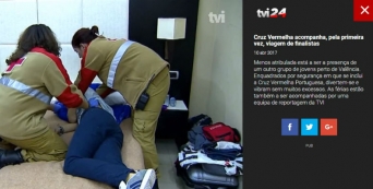 Viagem de finalistas a Espanha com a companhia da Cruz Vermelha